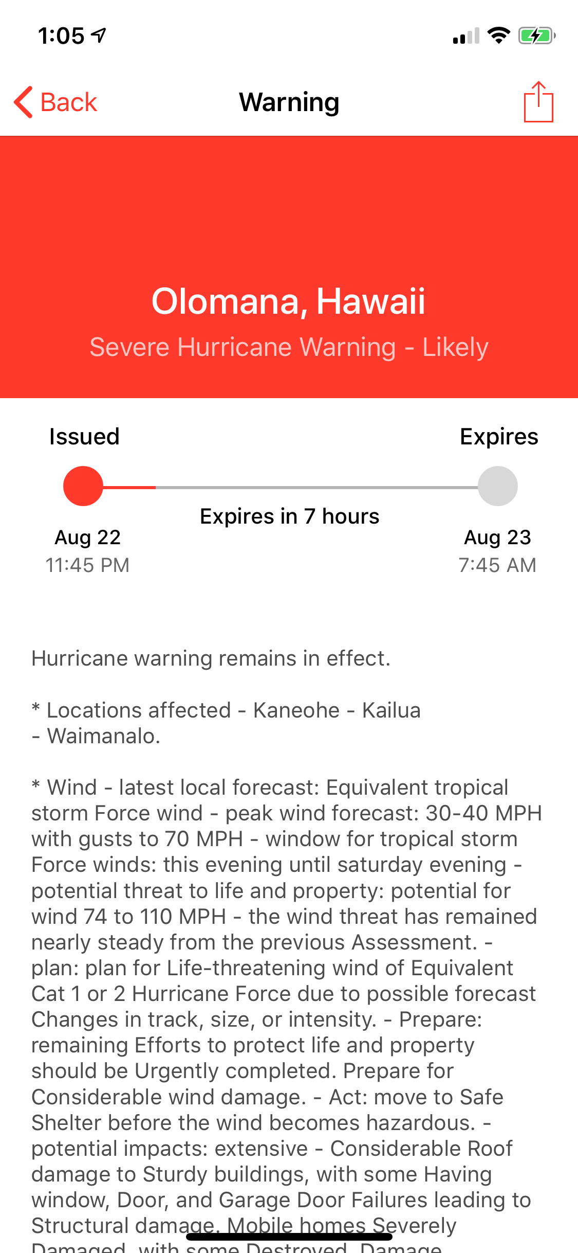 My Hurricane Tracker Screenshot